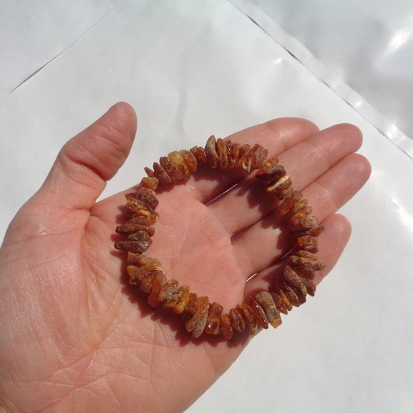 Baltic Amber Bracelet Healing Pain Relief, Wrist Joint Pain, Swelling, Arthritis - Picture 6 of 7